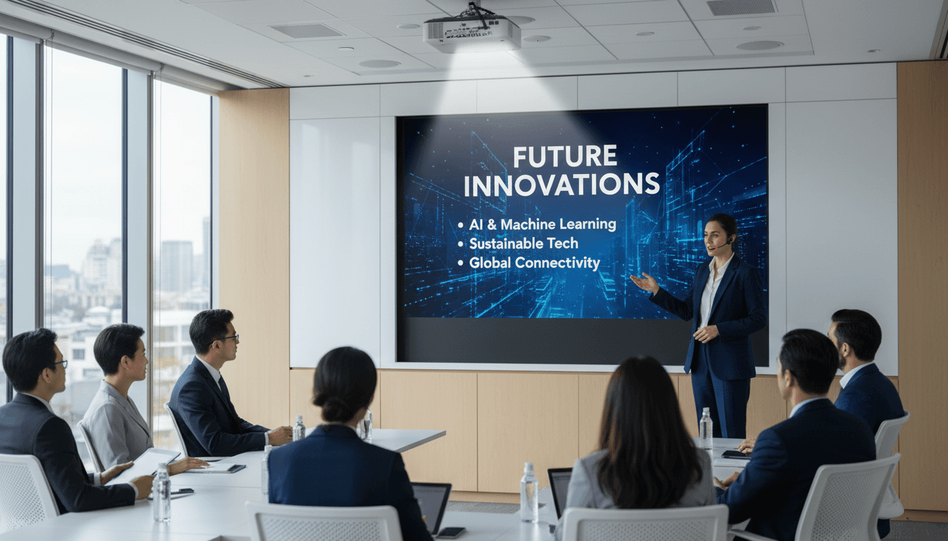 Invitado dando una charla a los miembros del club de inversión